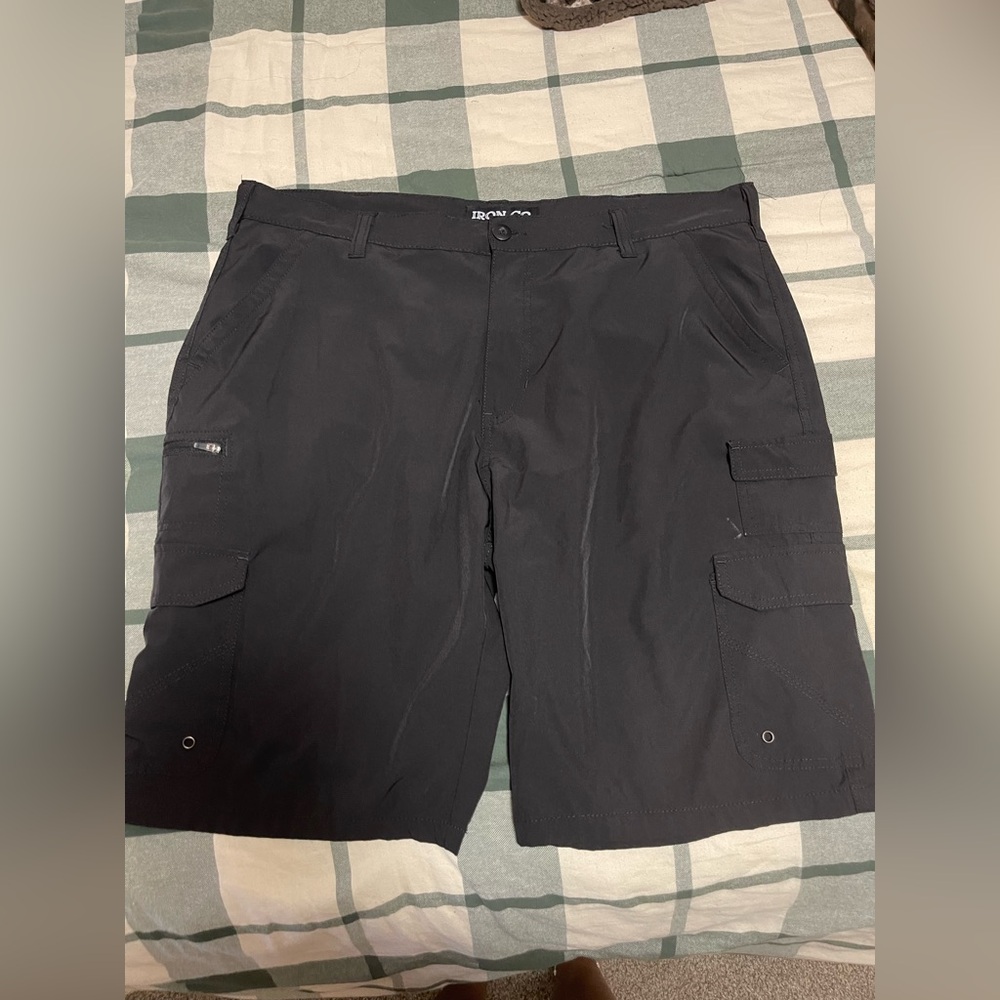 Men's Black Cargo Shorts